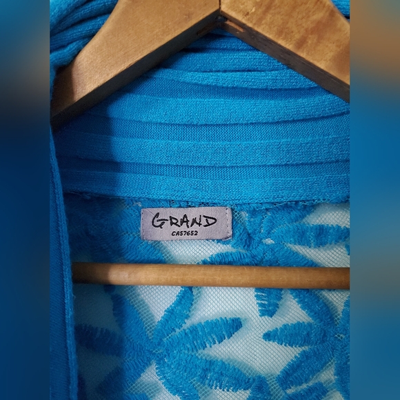 Beautiful Turquoise Lace Sweater ππ¦ - Picture 4 of 4